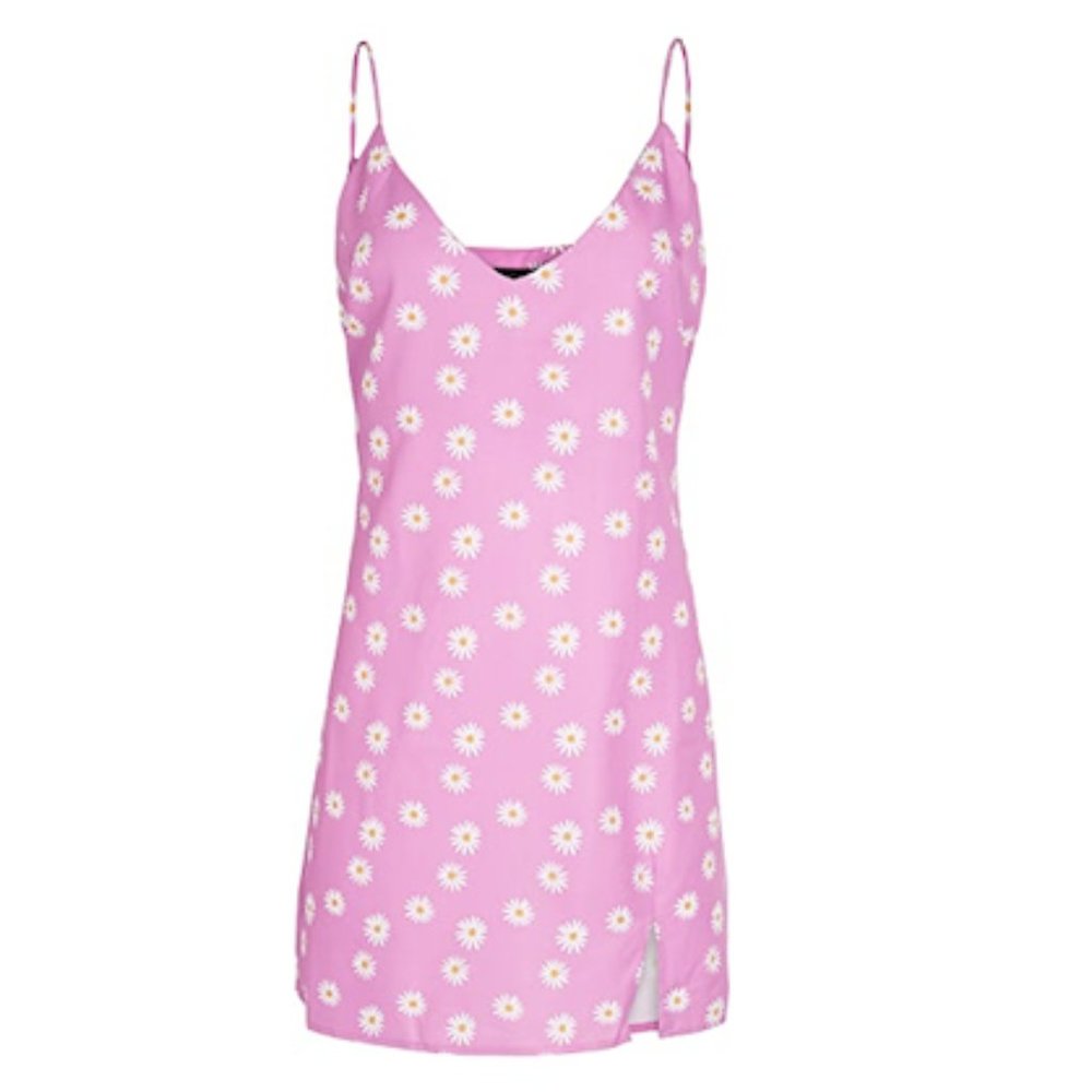 NWT Lioness Pink Floral Mini Dress